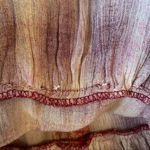 Anthropologie Maeve Pink Plaid Peasant Tunic Blouse S - Picture 11 of 11